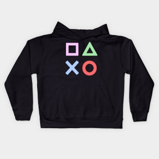 Controller Buttons Pastel Kids Hoodie